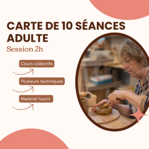 Carte 10 séances 2H adultes