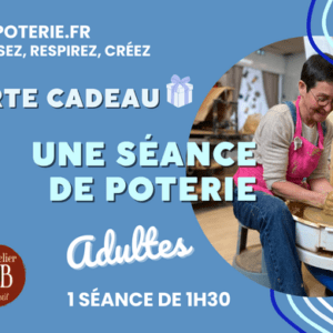Carte KDO Séance Unique Poterie Adulte/Ados