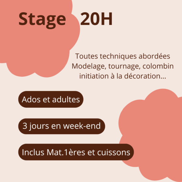 Stage longue durée 20h Ados/Adultes
